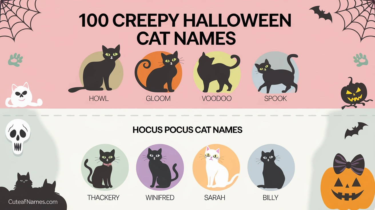 Creepy Halloween Cat Names