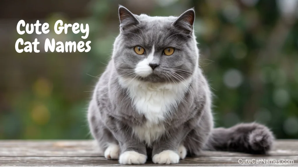 Cute Grey Cat Names