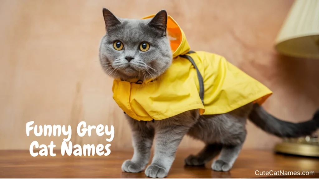 Funny Grey Cat Names