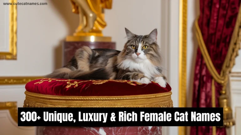 300+ Unique, Luxury & Rich Female Cat Names