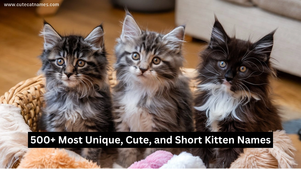 Most Unique, Cute, and Short Kitten Names