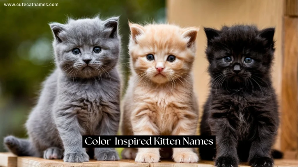 Color-Inspired Kitten Names