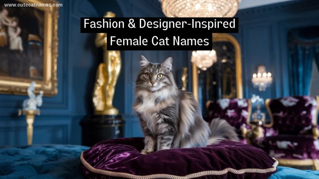 Fashion & Designer-Inspired Female Cat Names