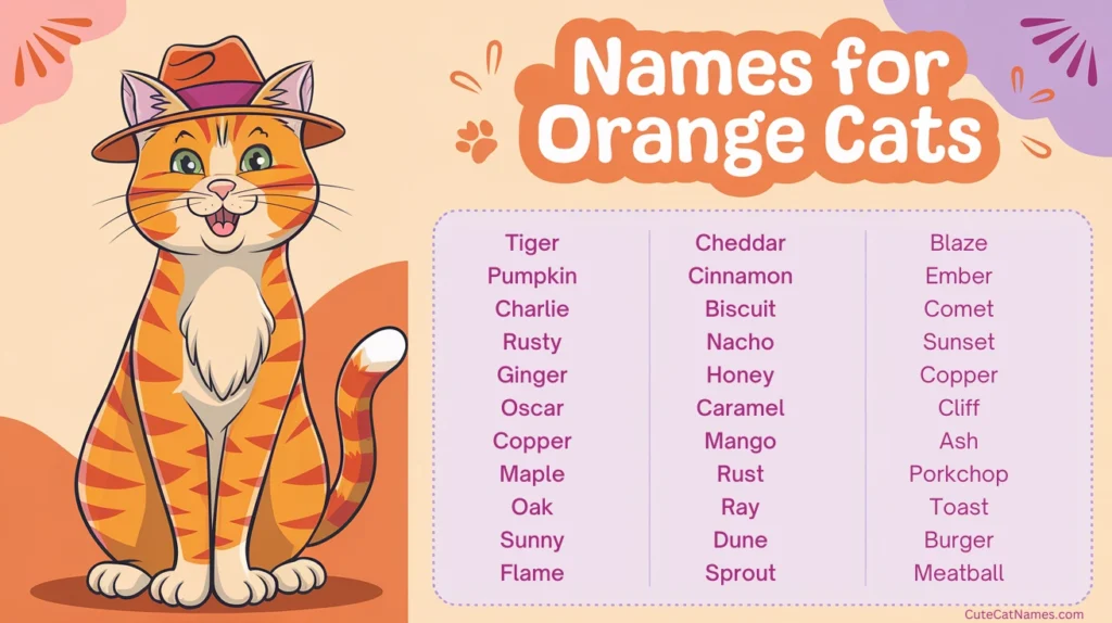 Orange Cat Names