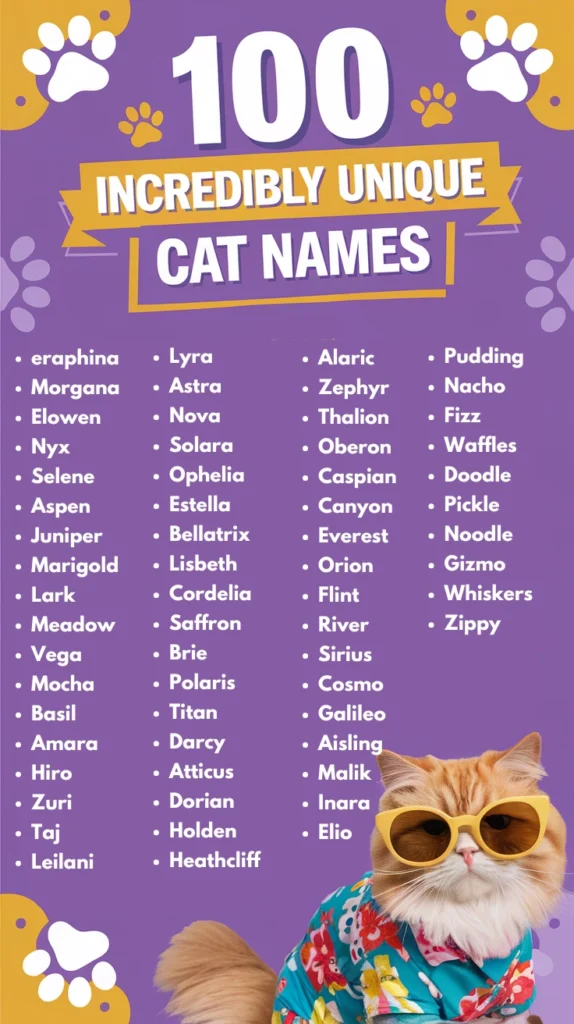 Cat Names So Unique 10