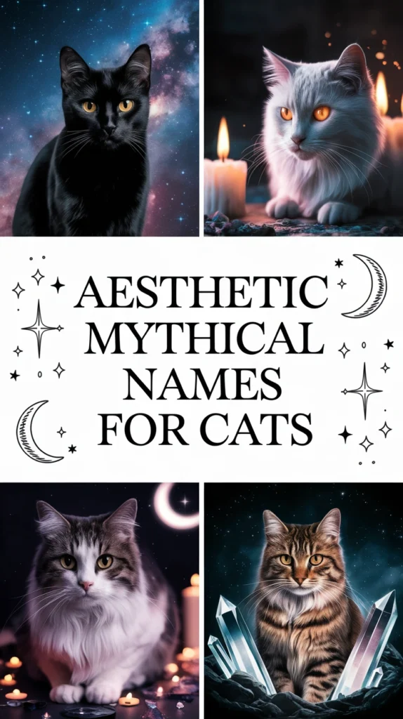 AESTHETIC MYTHICAL NAMES FOR CATS