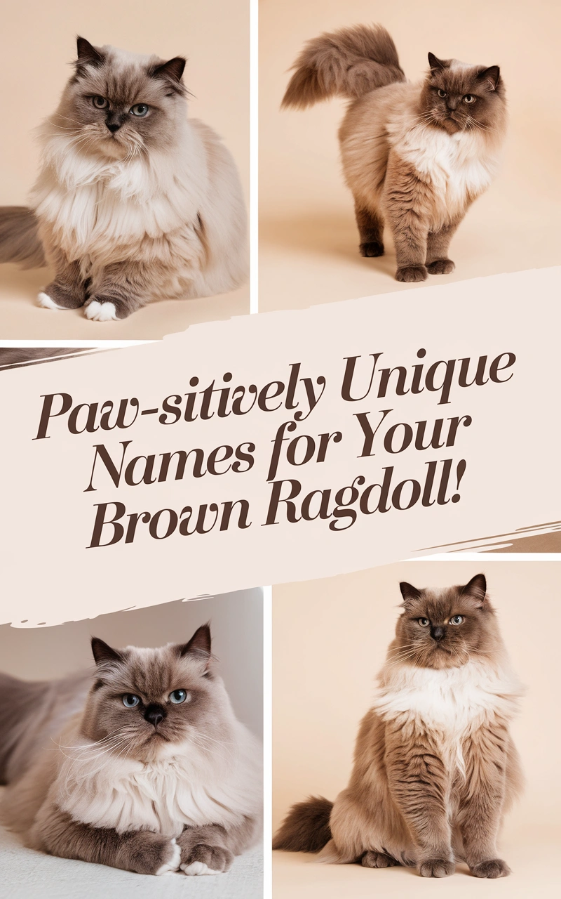 Brown Ragdoll Cat Names