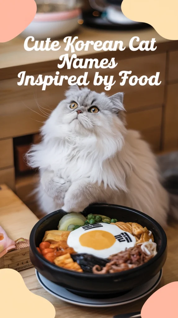 CUTE KOREAN CAT NAMES INSPIRED BY FOOD