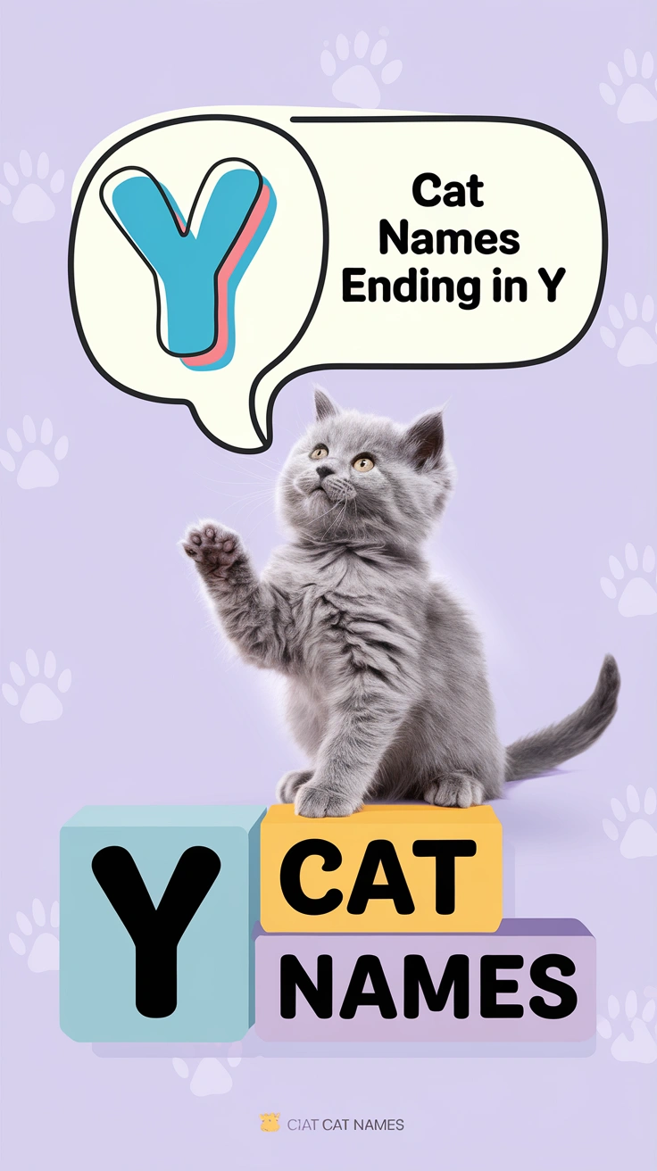 Cat Names Ending with ‘Y’