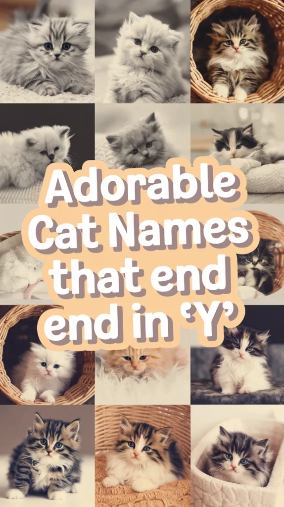 Cute Cat Names Ending in Y