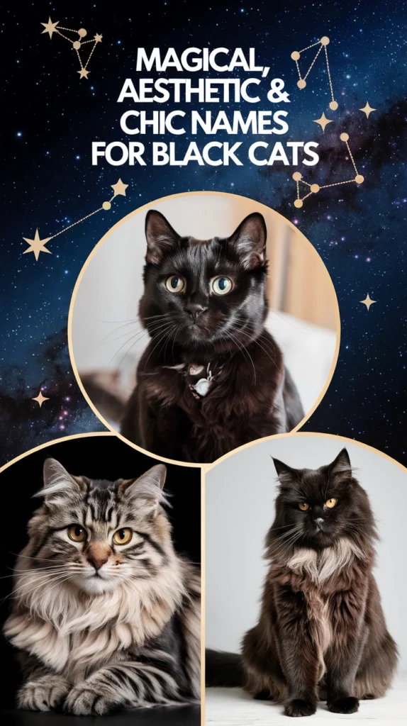 MAGICAL, AESTHETIC & CHIC NAMES FOR BLACK CATS