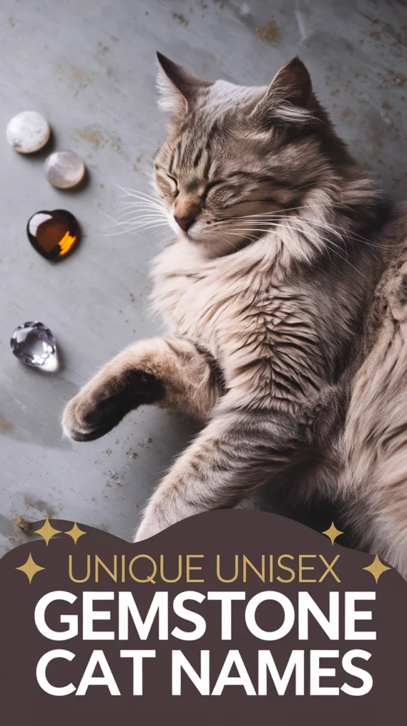 UNIQUE UNISEX GEMSTONE CAT NAMES