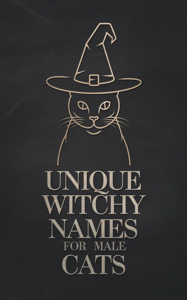 UNIQUE WITCHY NAMES FOR MALE CATS