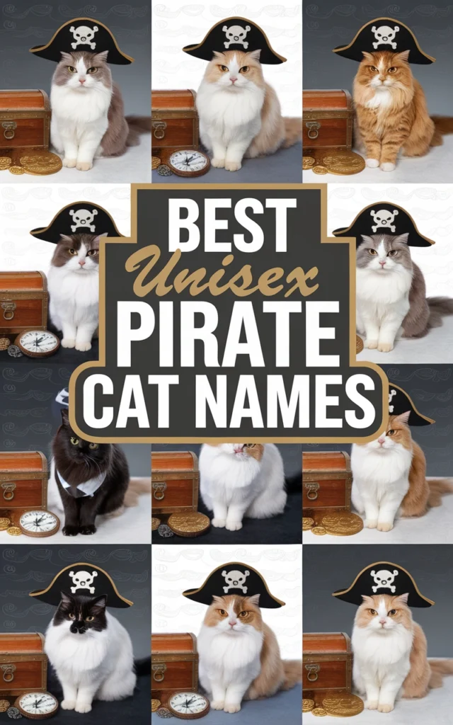 Unisex Pirate Cat Names