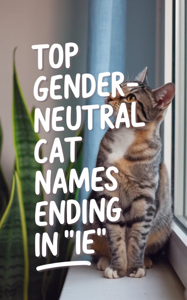 ie ending cat names