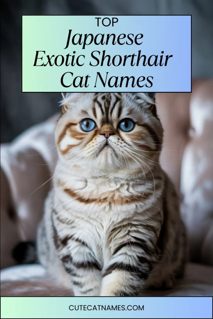 Japanese Exotic Shorthair Cat Names