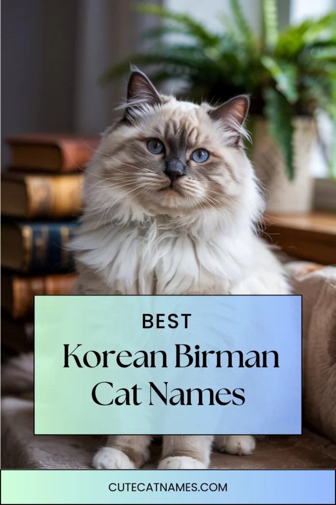 Korean Birman Cat Names