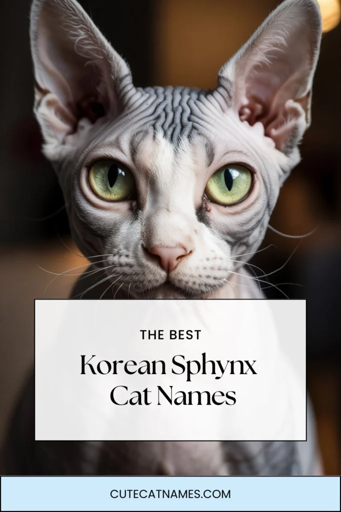 Korean Sphynx Cat Names