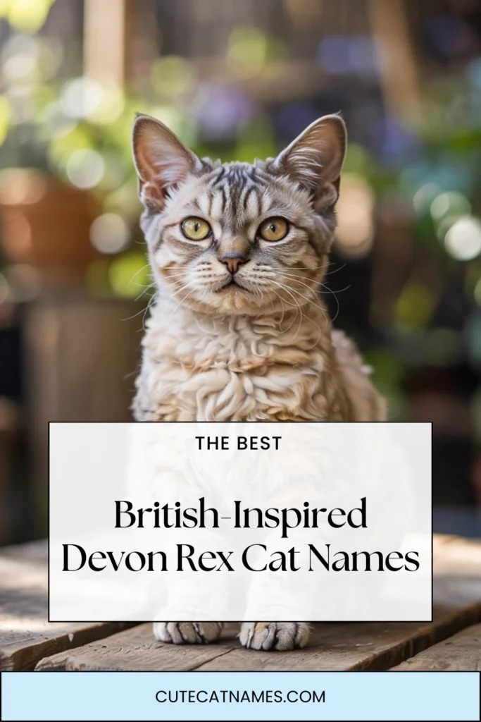 British-Inspired Devon Rex Cat Names