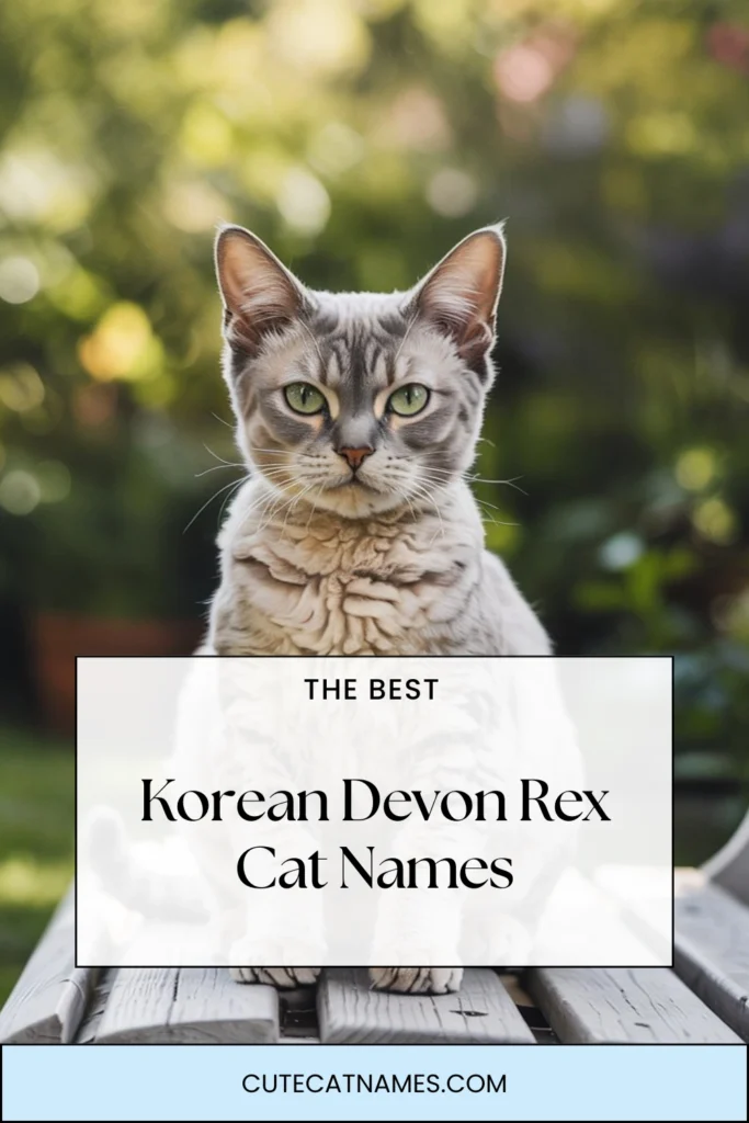 Korean Devon Rex Cat Names
