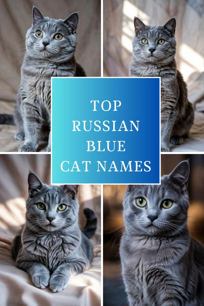Elegant Russian Blue Cat Names