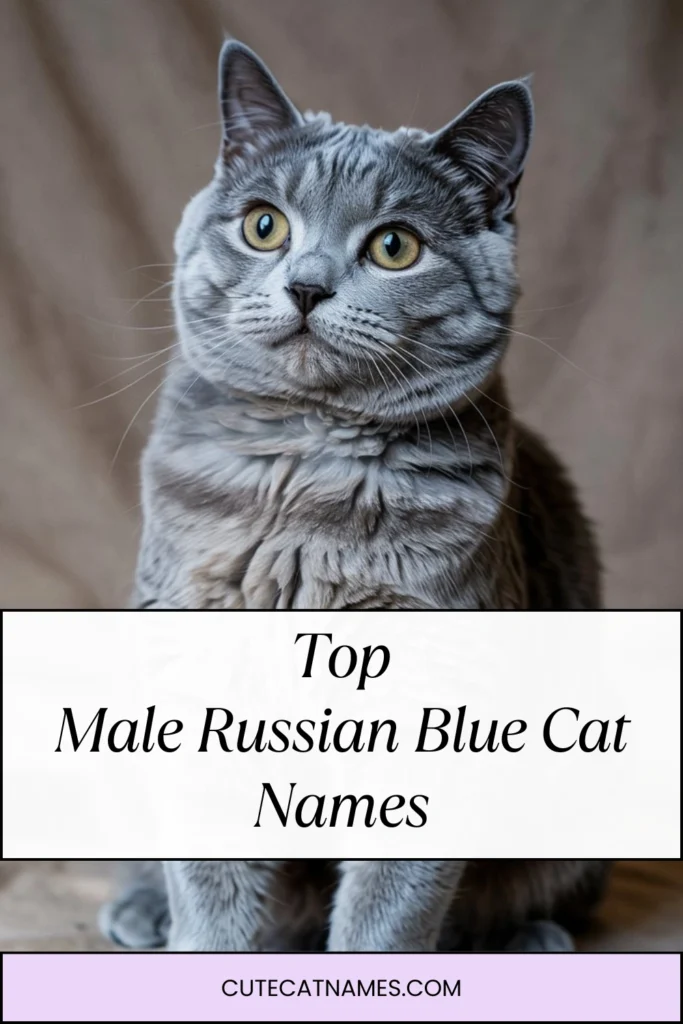 Male Russian Blue Cat Names