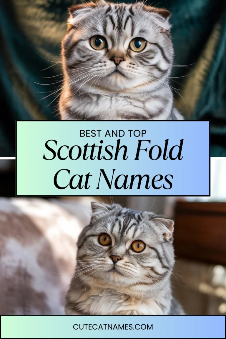 Best Scottish Fold Cat Names
