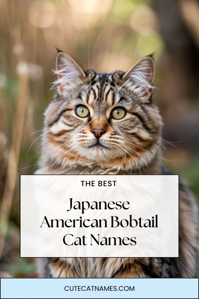 Japanese American Bobtail Cat Names