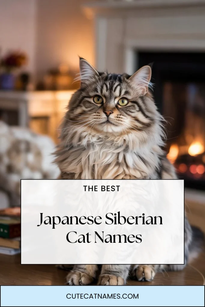 Japanese Siberian Cat Names