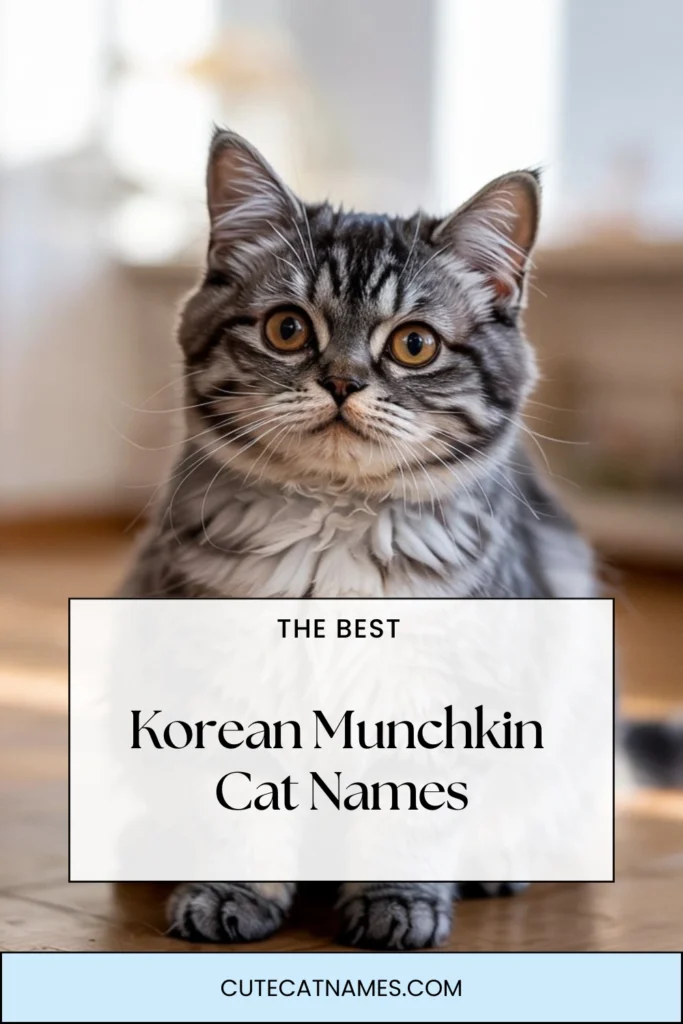 Korean Munchkin Cat Names