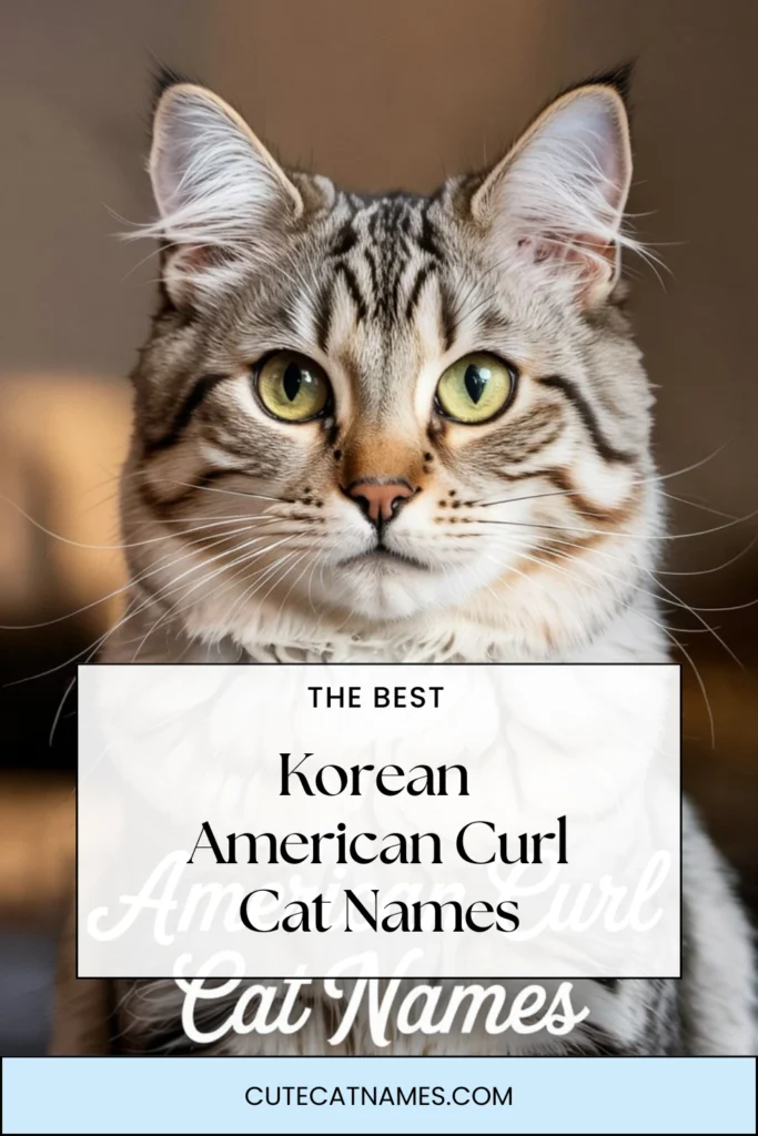 Korean American Curl Cat Names