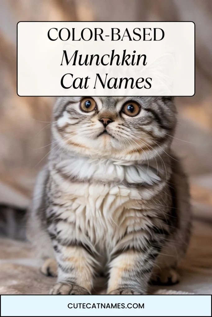 Color-Based Munchkin Cat Names