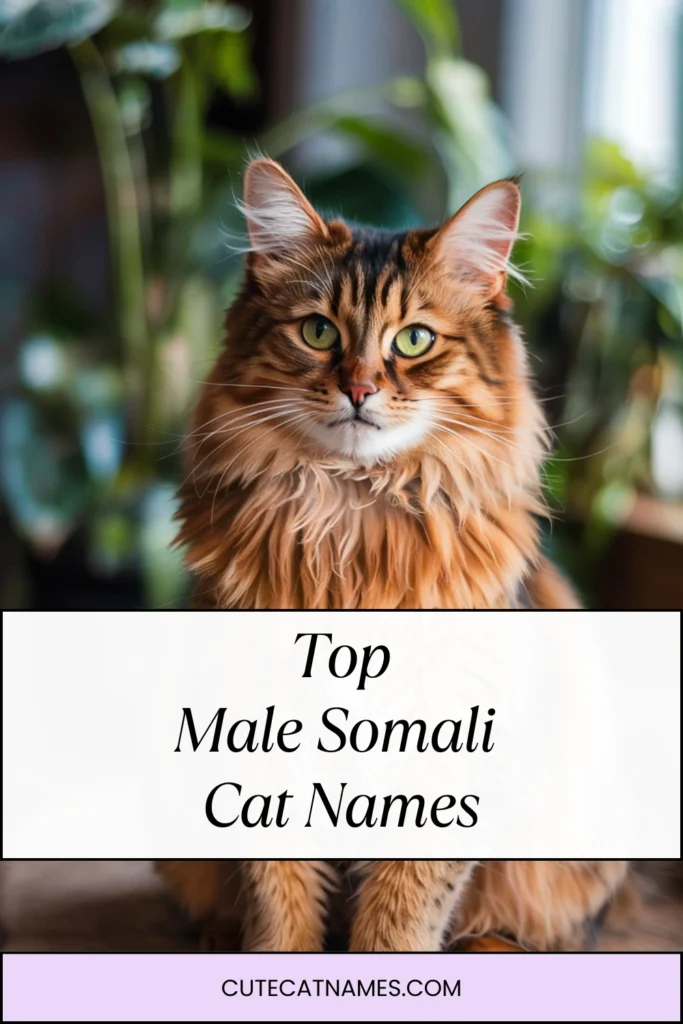 Male Somali Cat Names