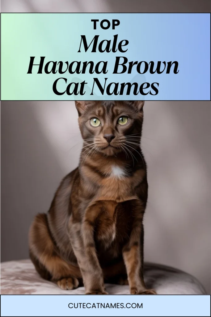Male Havana Brown Cat Names