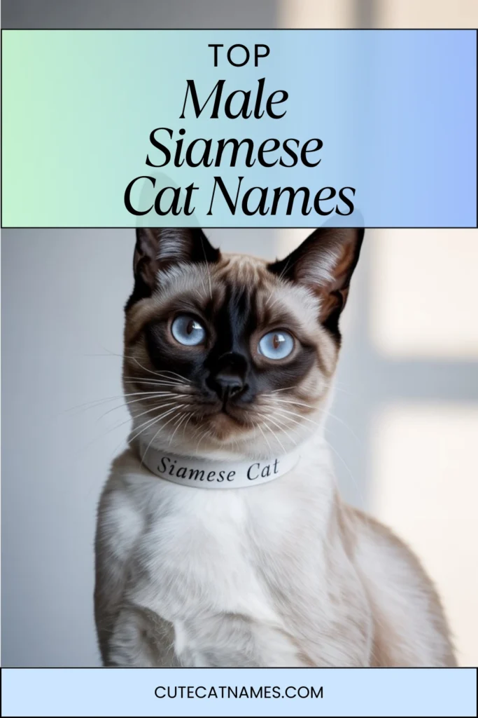 Male Siamese Cat Names