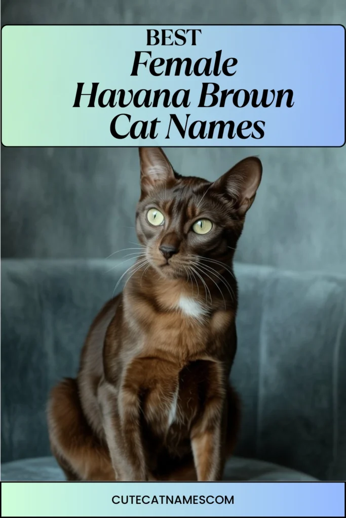 Female Havana Brown Cat Names