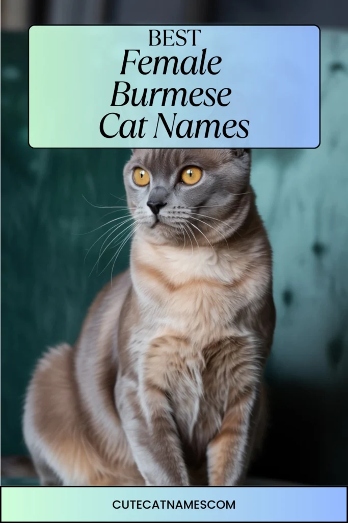 Female Burmese Cat Names