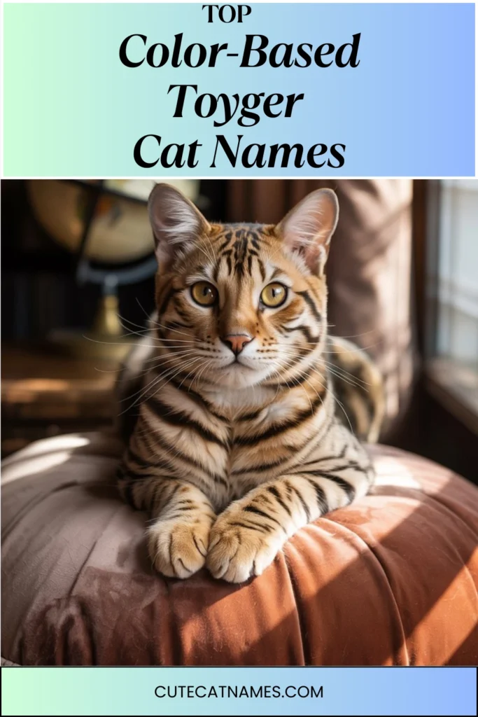 Coat-Themed Toyger Cat Names