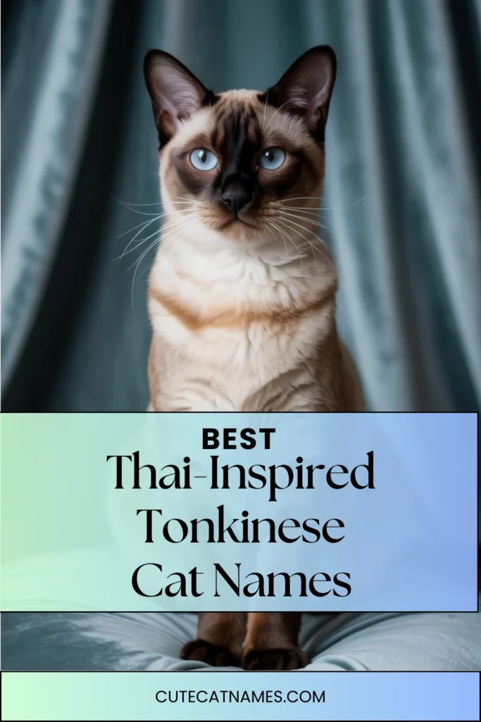 Thai-Inspired Names for Tonkinese Cats