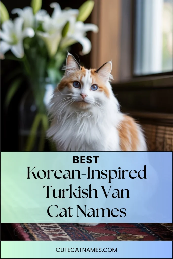 Korean-Inspired Turkish Van Names