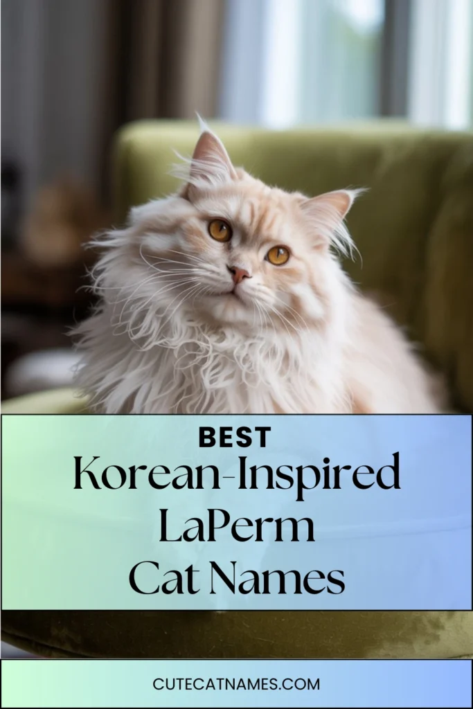 Korean-Inspired LaPerm Cat Names