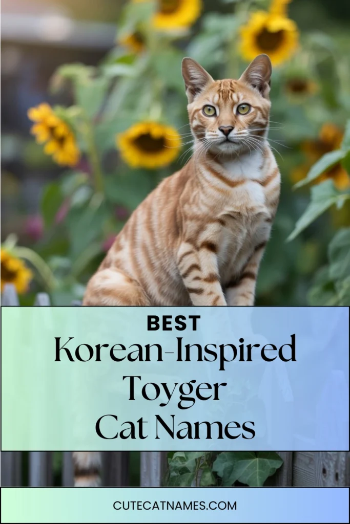 Korean-Inspired Toyger Names
