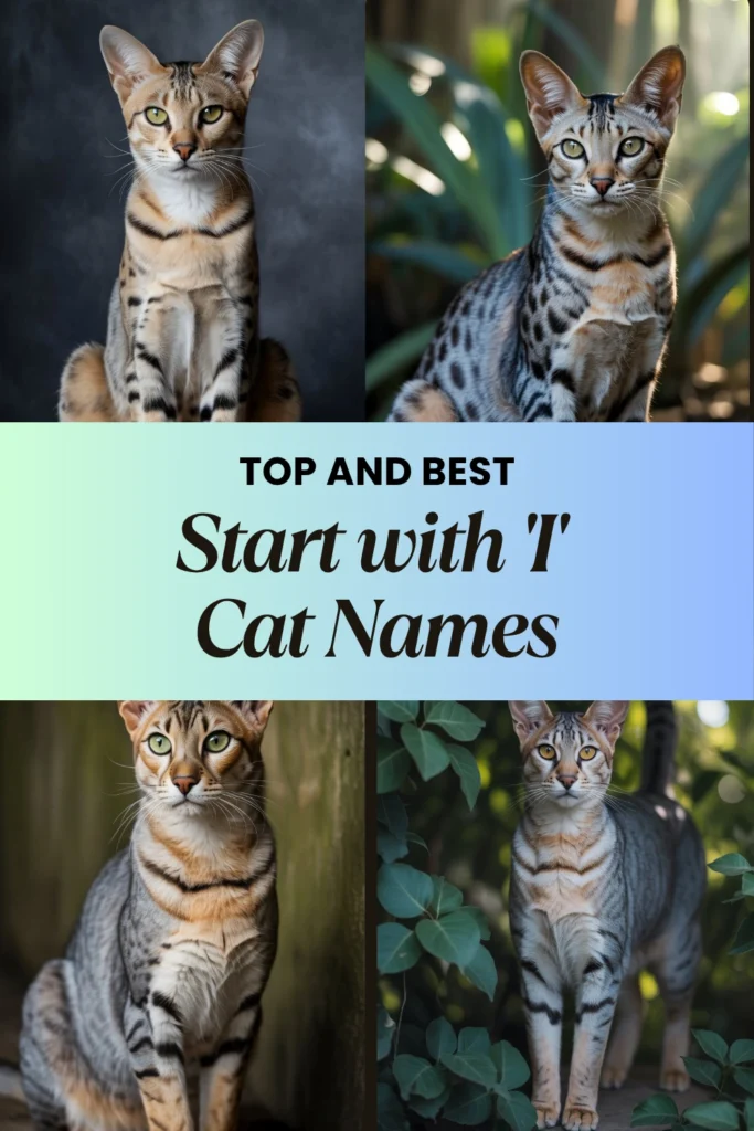 Cat Names That Start with 'I'
