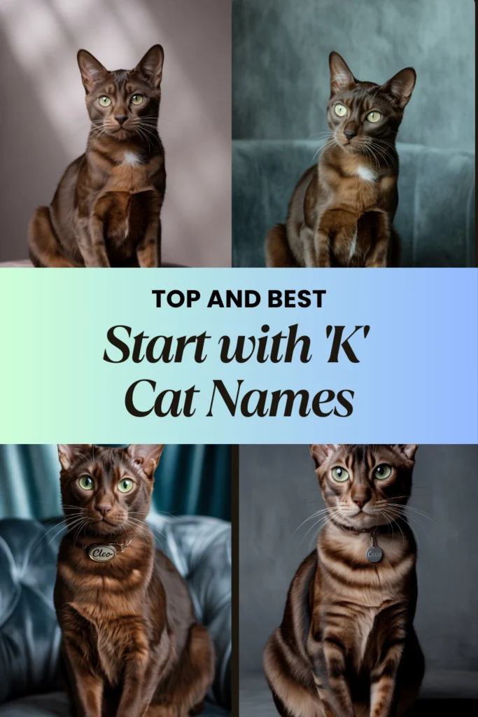 Cat Names That Start with 'K'