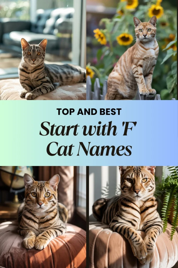 Cat Names That Start with 'F'