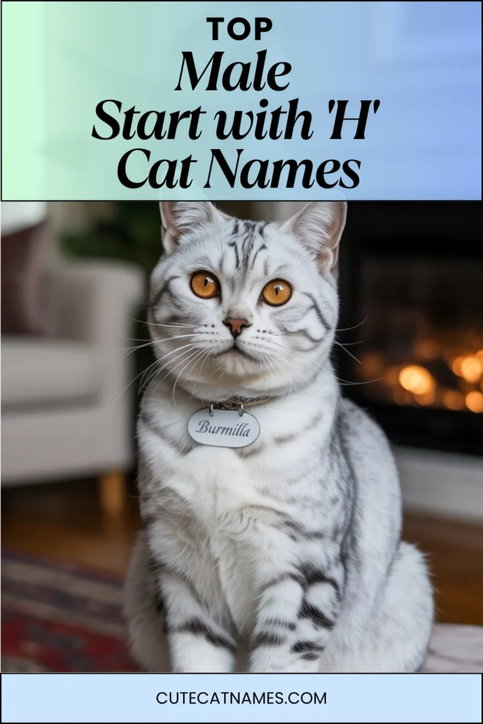 Male Cat Names That Start with 'H'