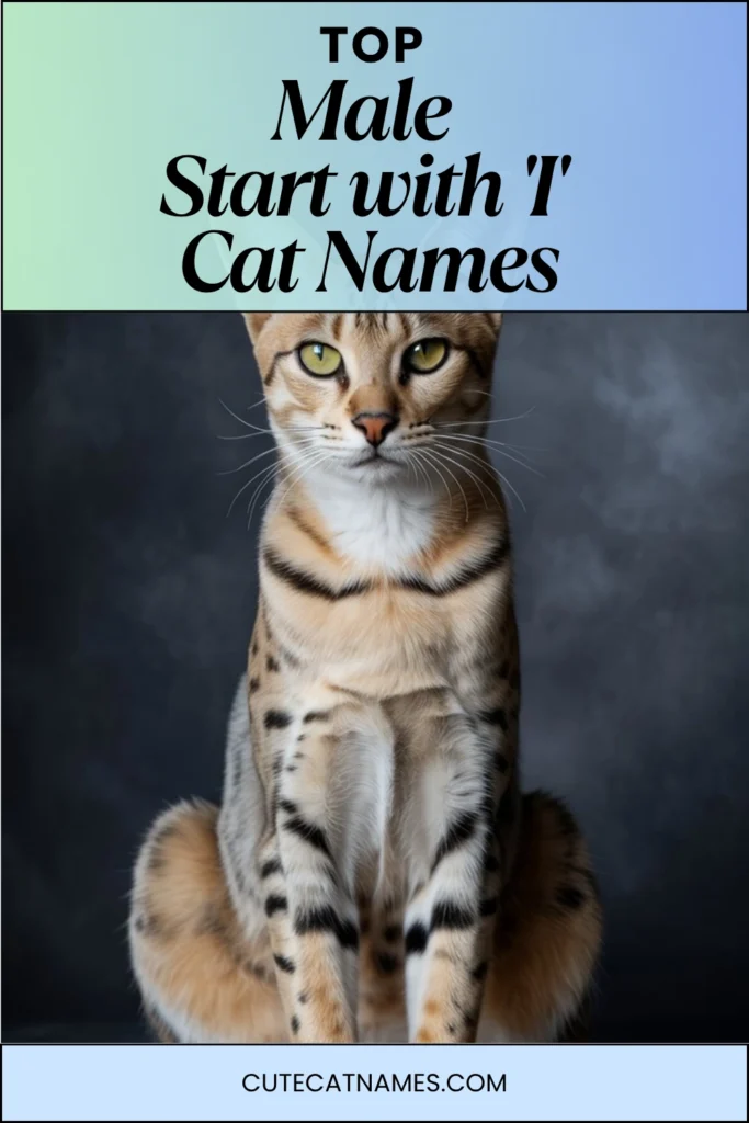 Male Cat Names That Start with 'I'