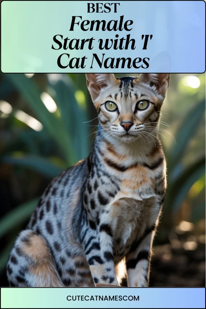 Female Cat Names That Start with 'I'