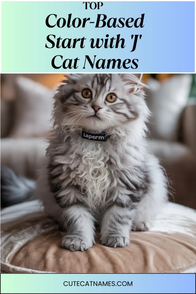 Color-Themed 'J' Cat Names